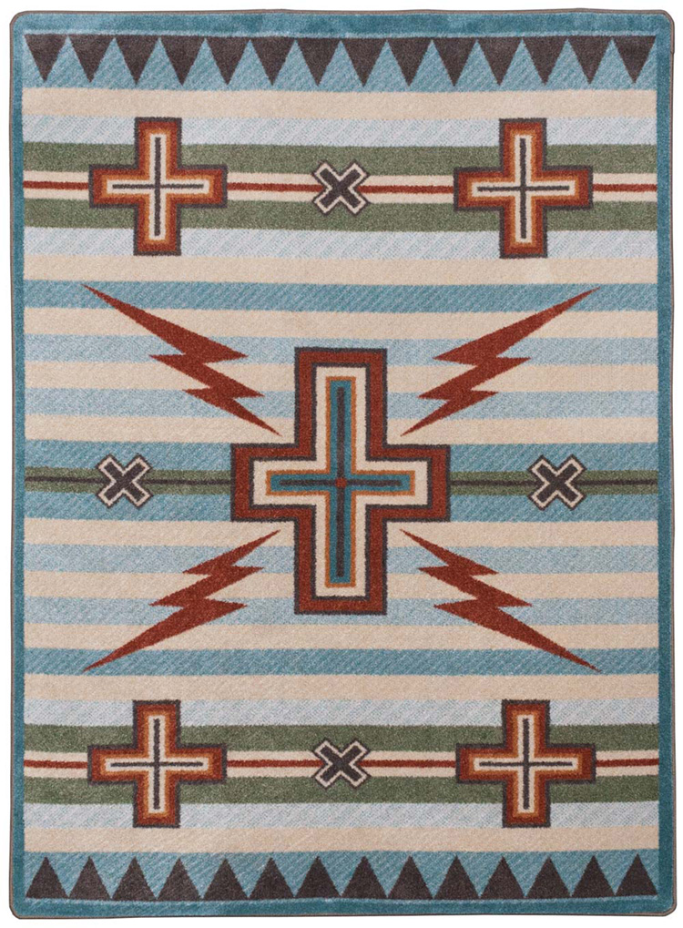 Turquoise Western Rugs